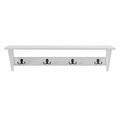 Fondo 36 in. Coventry Coat Hook with Shelf FO3232849